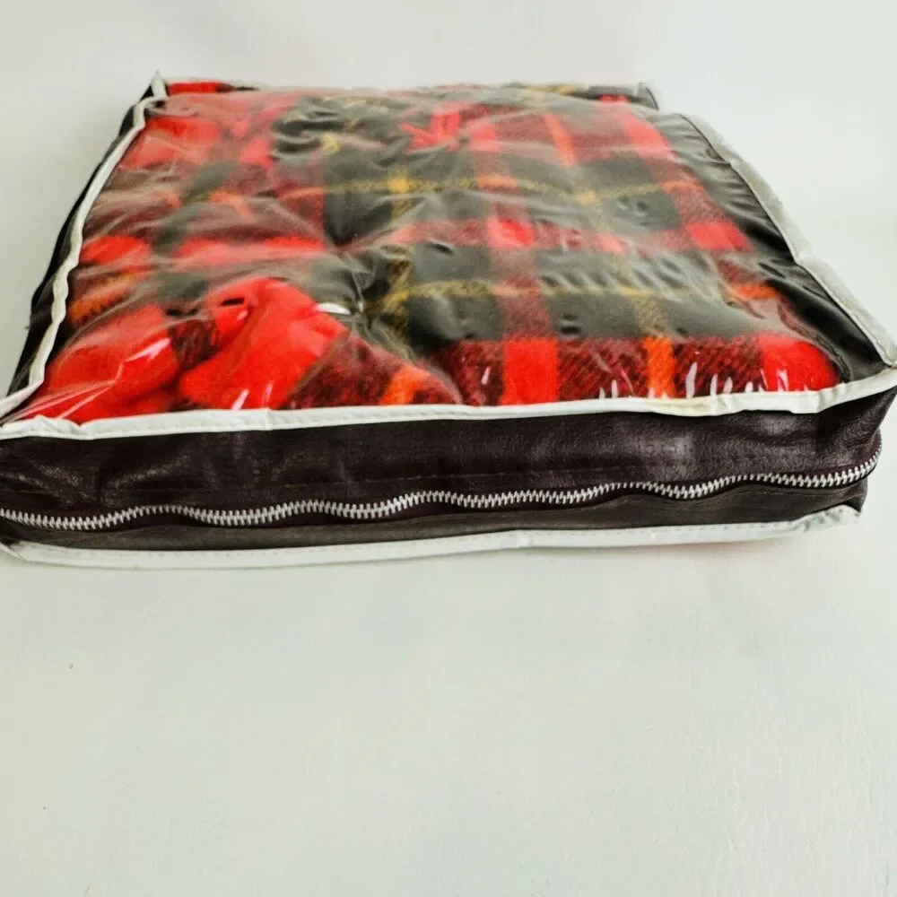 Vintage Faribo Comfort Challenger 100% Acrylic Throw Blanket Fringe 50 x 60 New‎